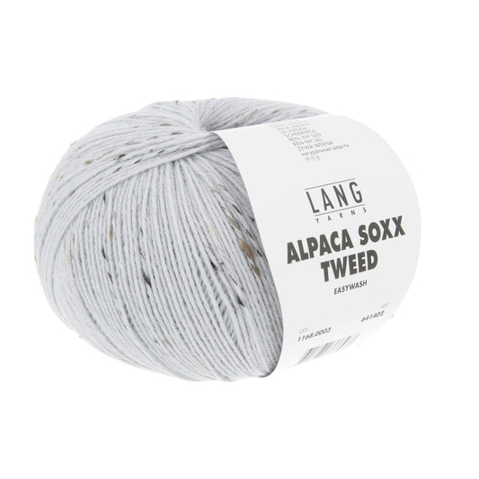 ALPACA SOXX TWEED - HELLGRAU