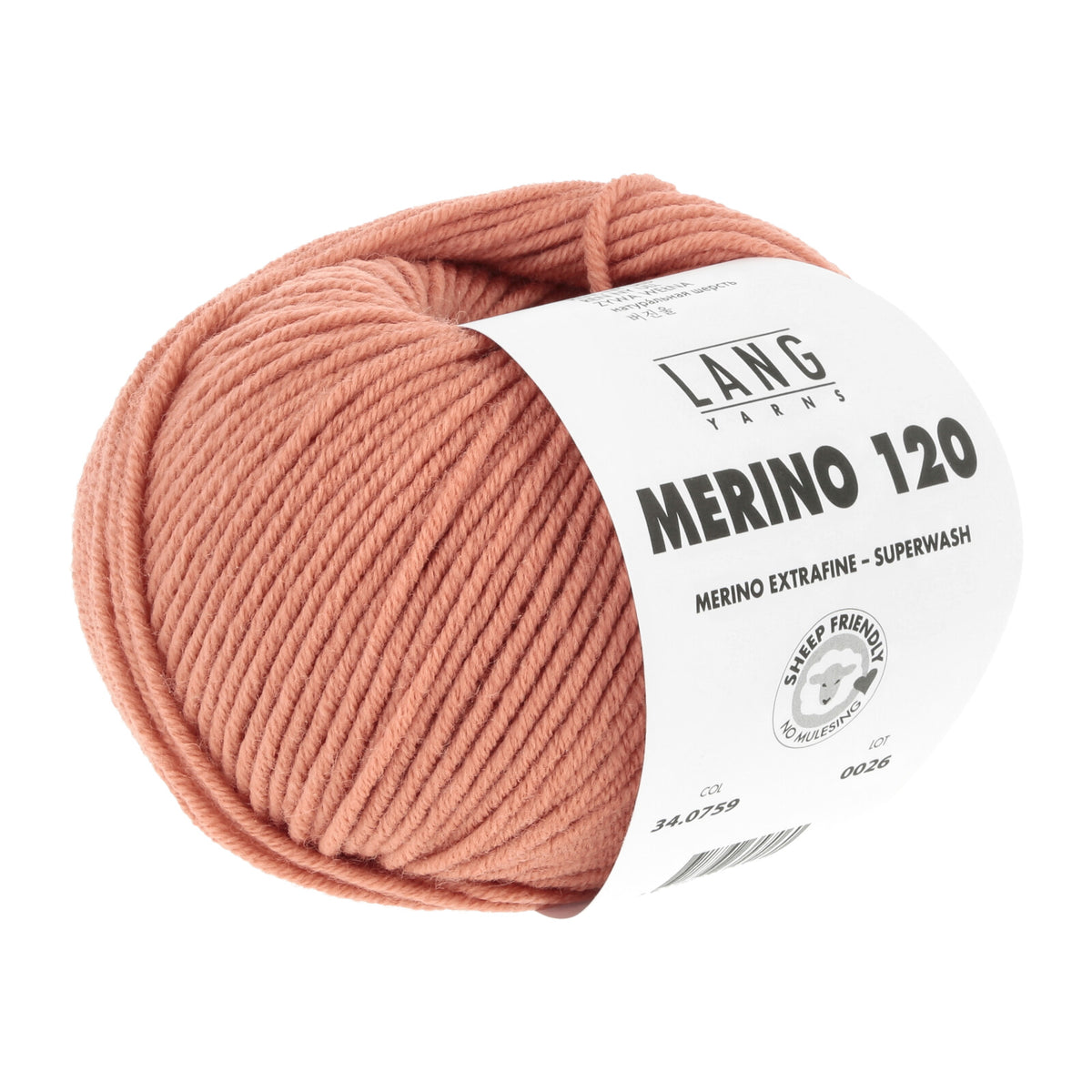MERINO 120 - MANDARINE