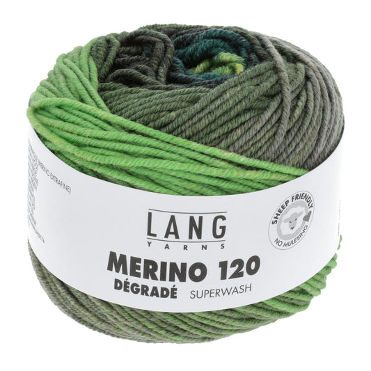 MERINO 120 DÉGRADÉ - GRÜN