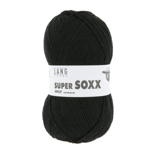 SUPER SOXX 4-FACH/4-PLY - SCHWARZ