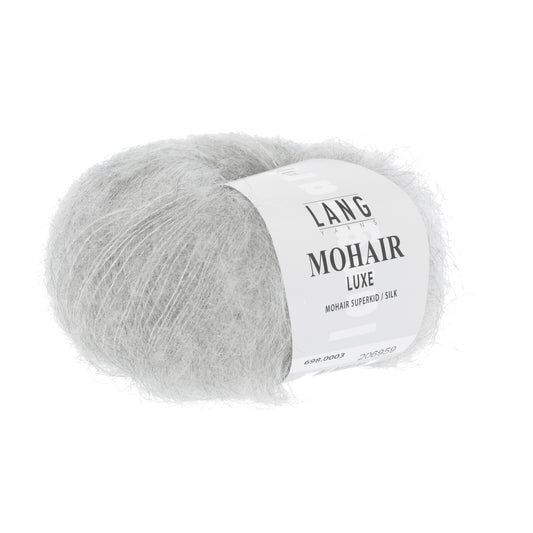 MOHAIR LUXE - Hellgrau Mélange