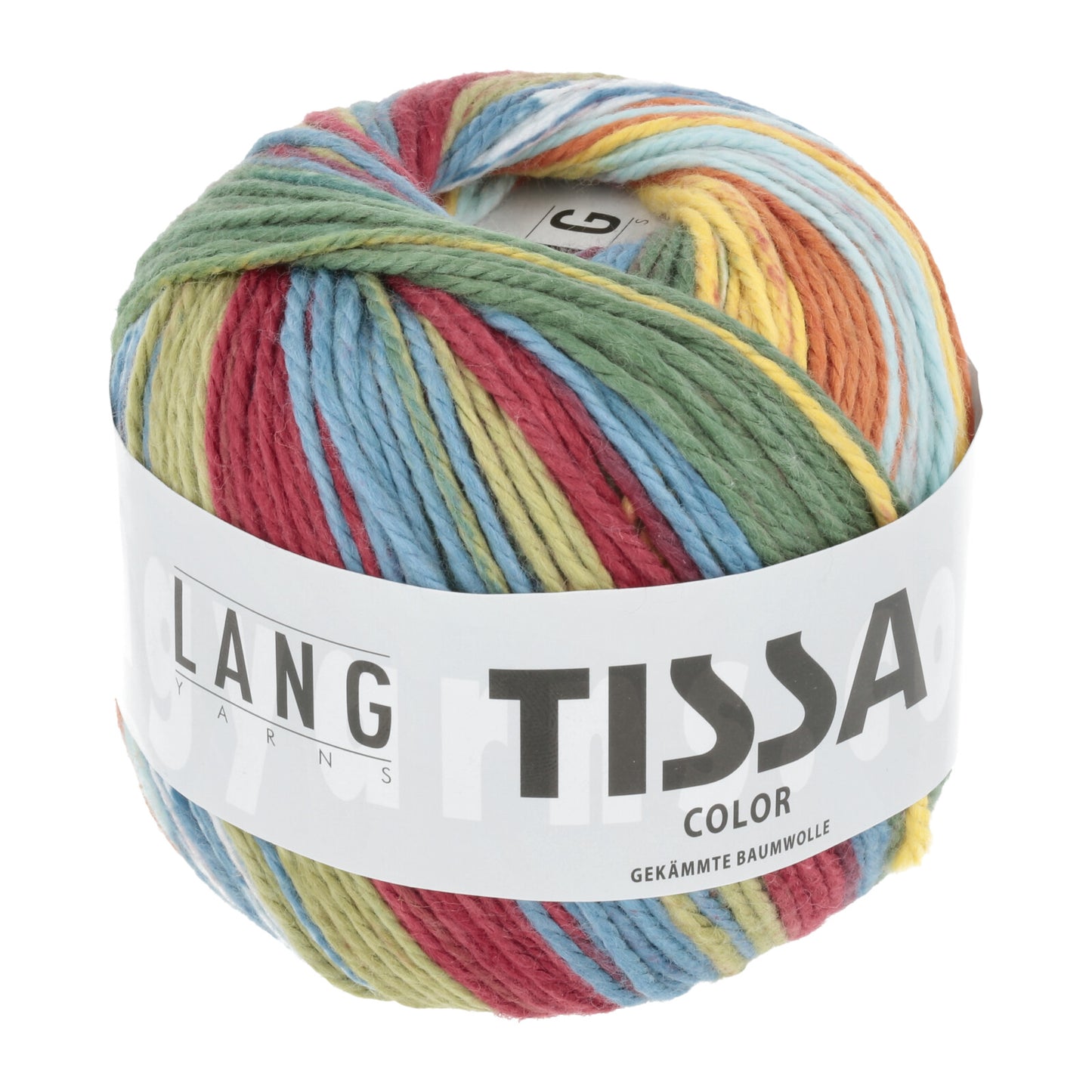 TISSA COLOR - BUNT ORANGE/GRÜN/BLAU