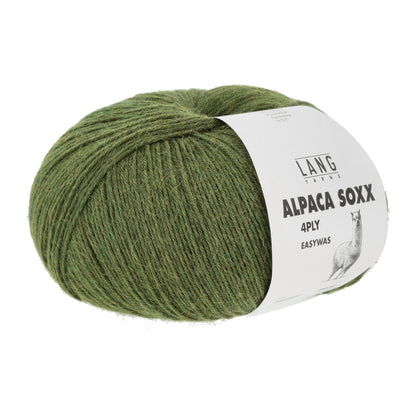 ALPACA SOXX 4-FACH/4-PLY - GRÜN MÉLANGE