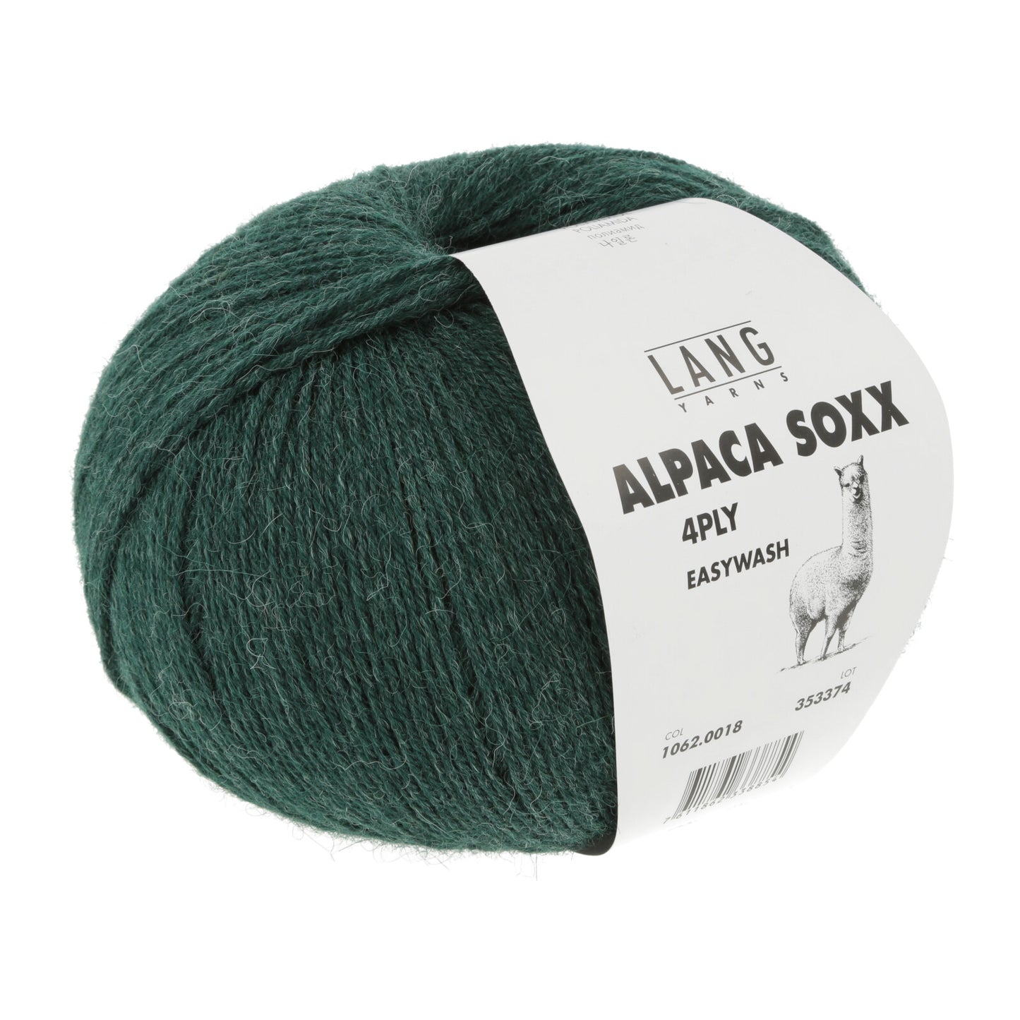 ALPACA SOXX 4-FACH/4-PLY - FLASCHENGRÜN MÉLANGE