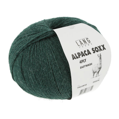 ALPACA SOXX 4-FACH/4-PLY - FLASCHENGRÜN MÉLANGE
