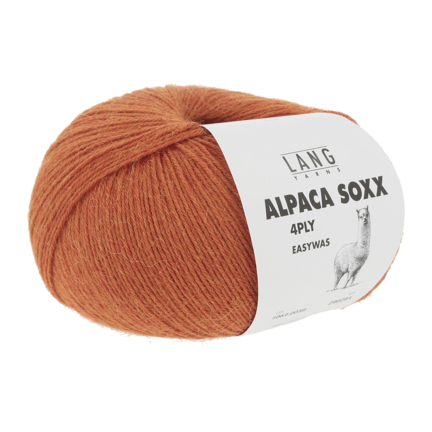 ALPACA SOXX 4-FACH/4-PLY - ORANGE MÉLANGE