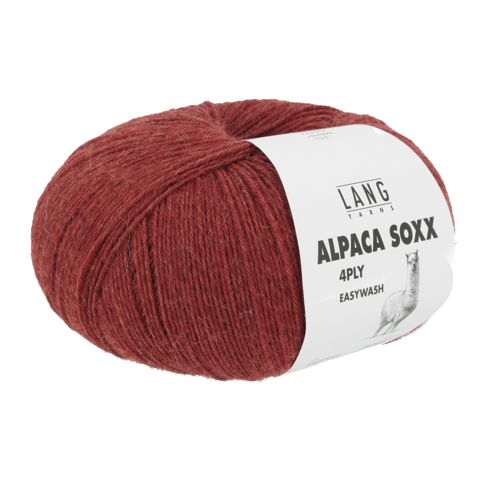 ALPACA SOXX 4-FACH/4-PLY - ROT MÉLANGE