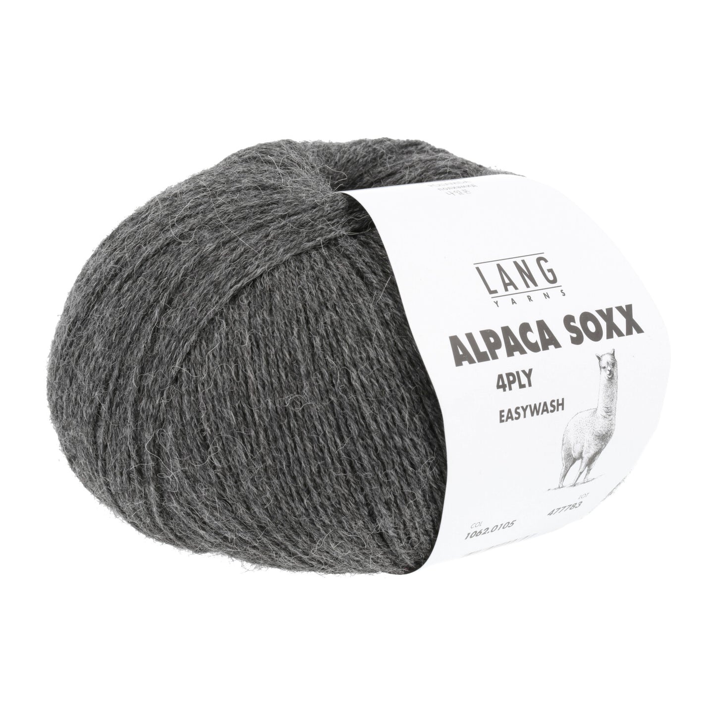 ALPACA SOXX 4-FACH/4-PLY - DUNKELGRAU MÉLANGE