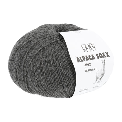ALPACA SOXX 4-FACH/4-PLY - DUNKELGRAU MÉLANGE