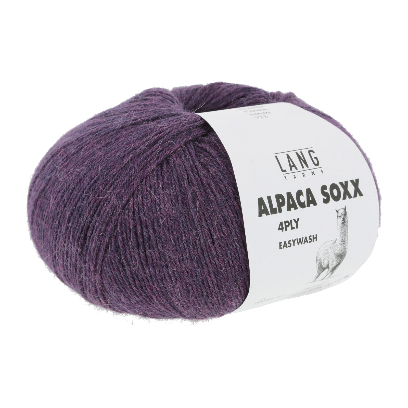 ALPACA SOXX 4-FACH/4-PLY - LILA MÉLANGE