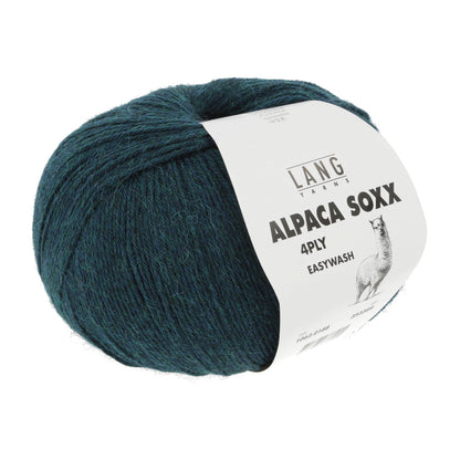 ALPACA SOXX 4-FACH/4-PLY - PETROL DUNKEL MÉLANGE
