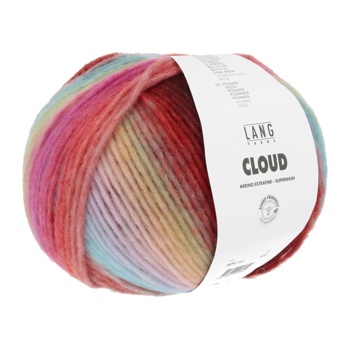 CLOUD - BORDEAUX/GRÜN/BLAU