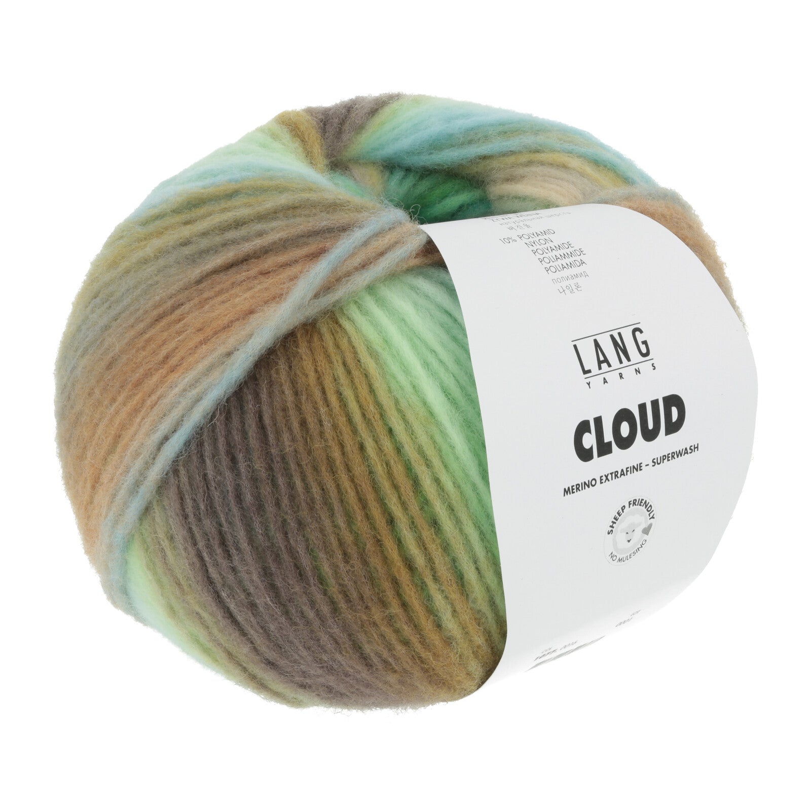 CLOUD - GRÜN/TÜRKIS/MESSING