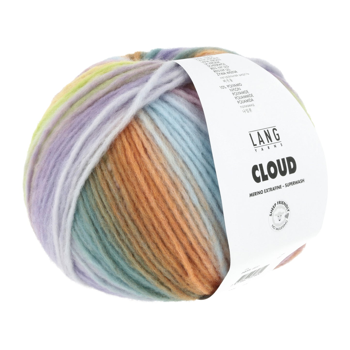 CLOUD - LILA/ORANGE/GELB/GRÜN