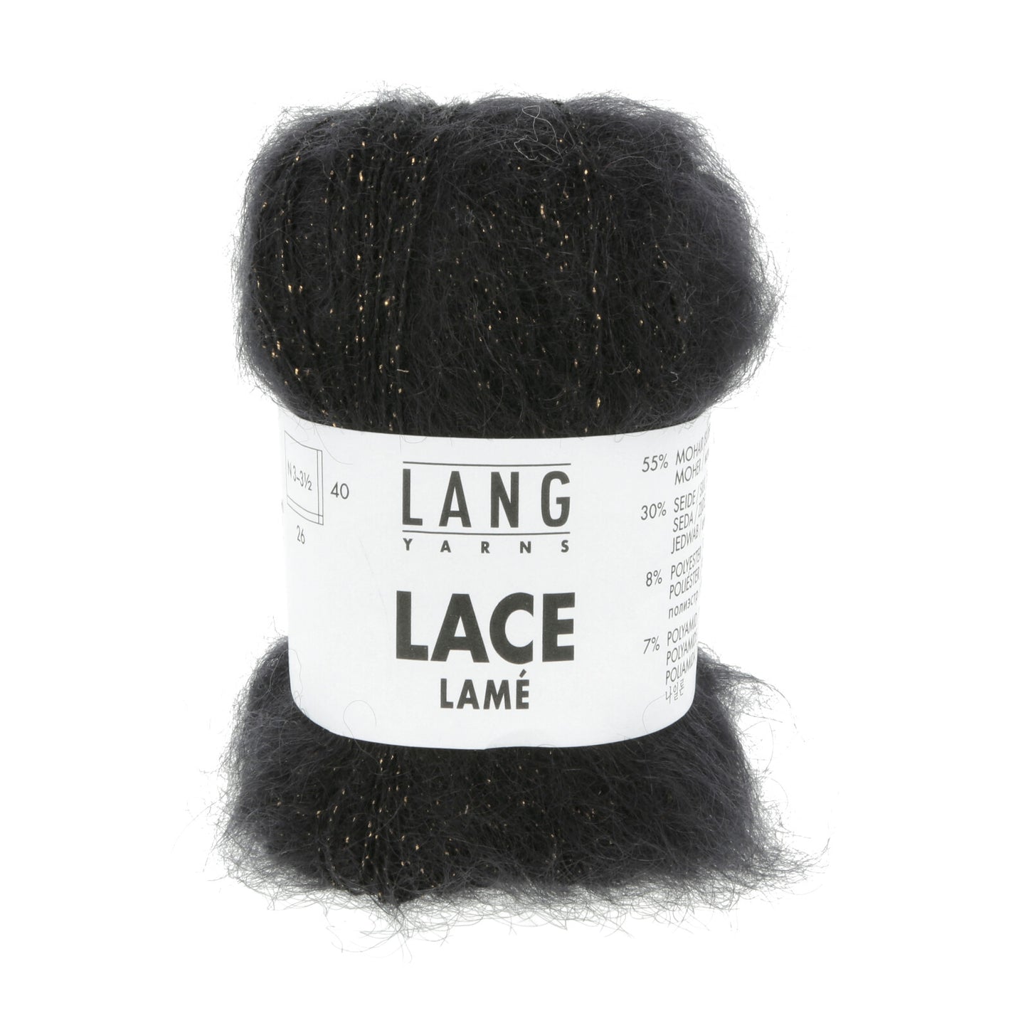 LACE LAMÉ - SCHWARZ-GOLD