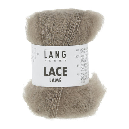LACE LAMÉ - CAMEL