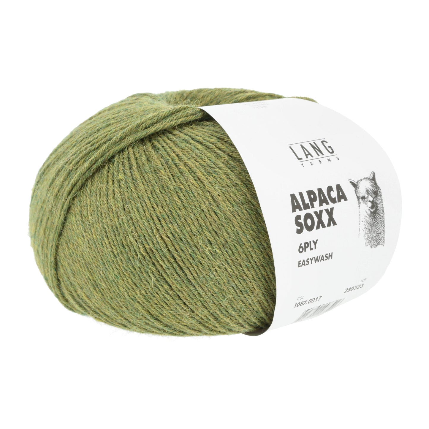 ALPACA SOXX 6-FACH/6-PLY - GRÜN MÉLANGE