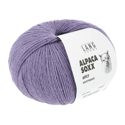 ALPACA SOXX 6-FACH/6-PLY - LILA DUNKEL