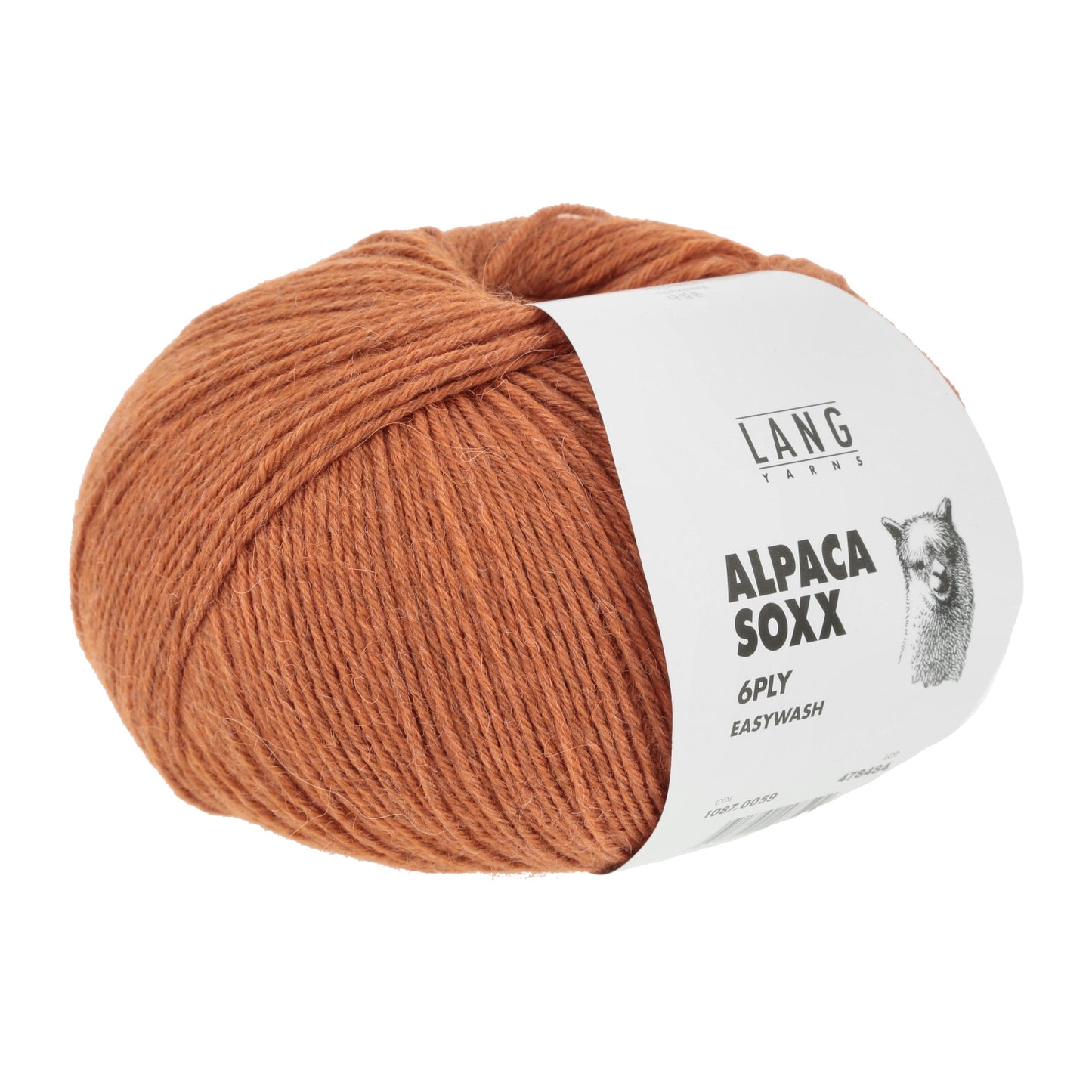 ALPACA SOXX 6-FACH/6-PLY - ORANGE MÉLANGE