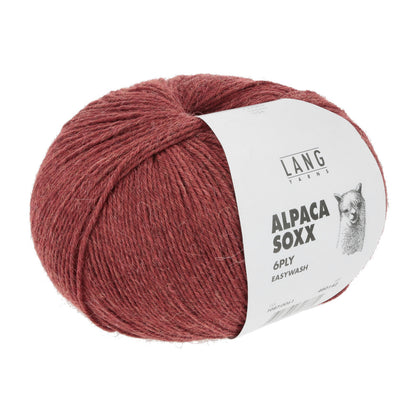 ALPACA SOXX 6-FACH/6-PLY - ROT MÉLANGE