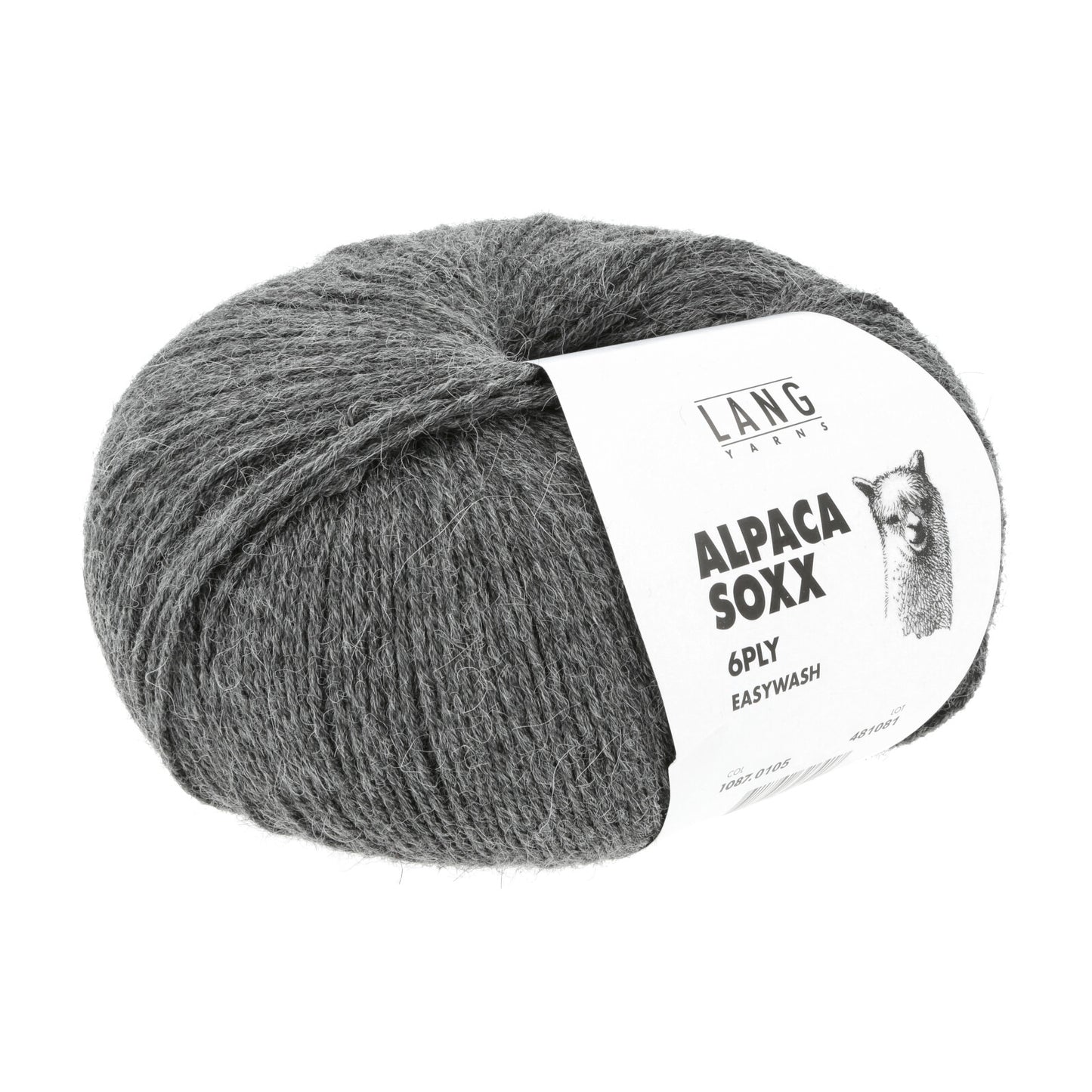 ALPACA SOXX 6-FACH/6-PLY - DUNKELGRAU MÉLANGE
