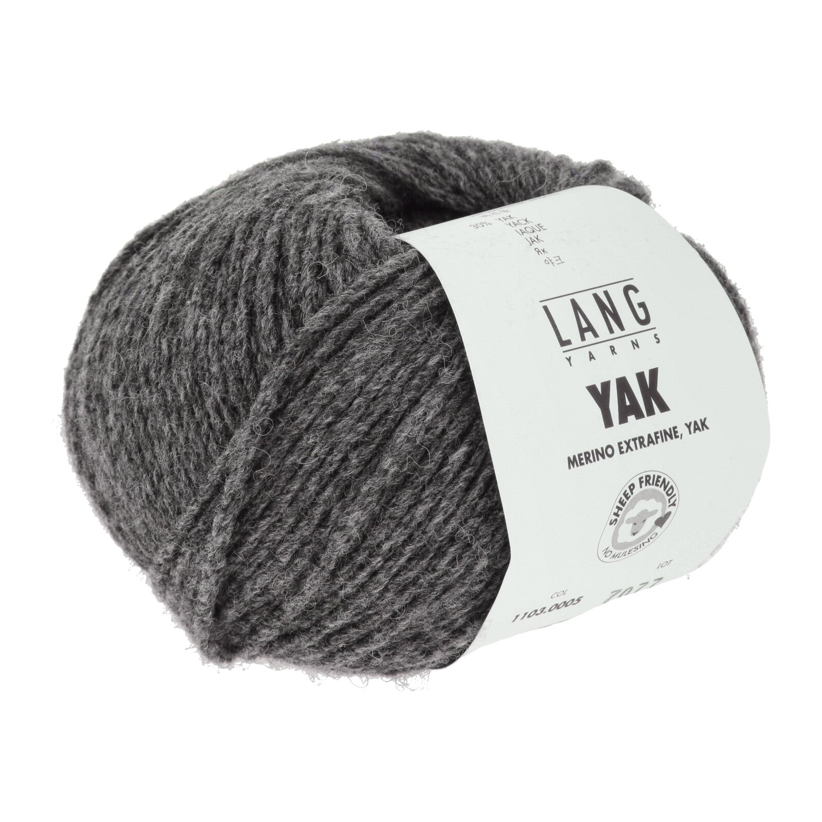 YAK - DUNKELGRAU MÉLANGE