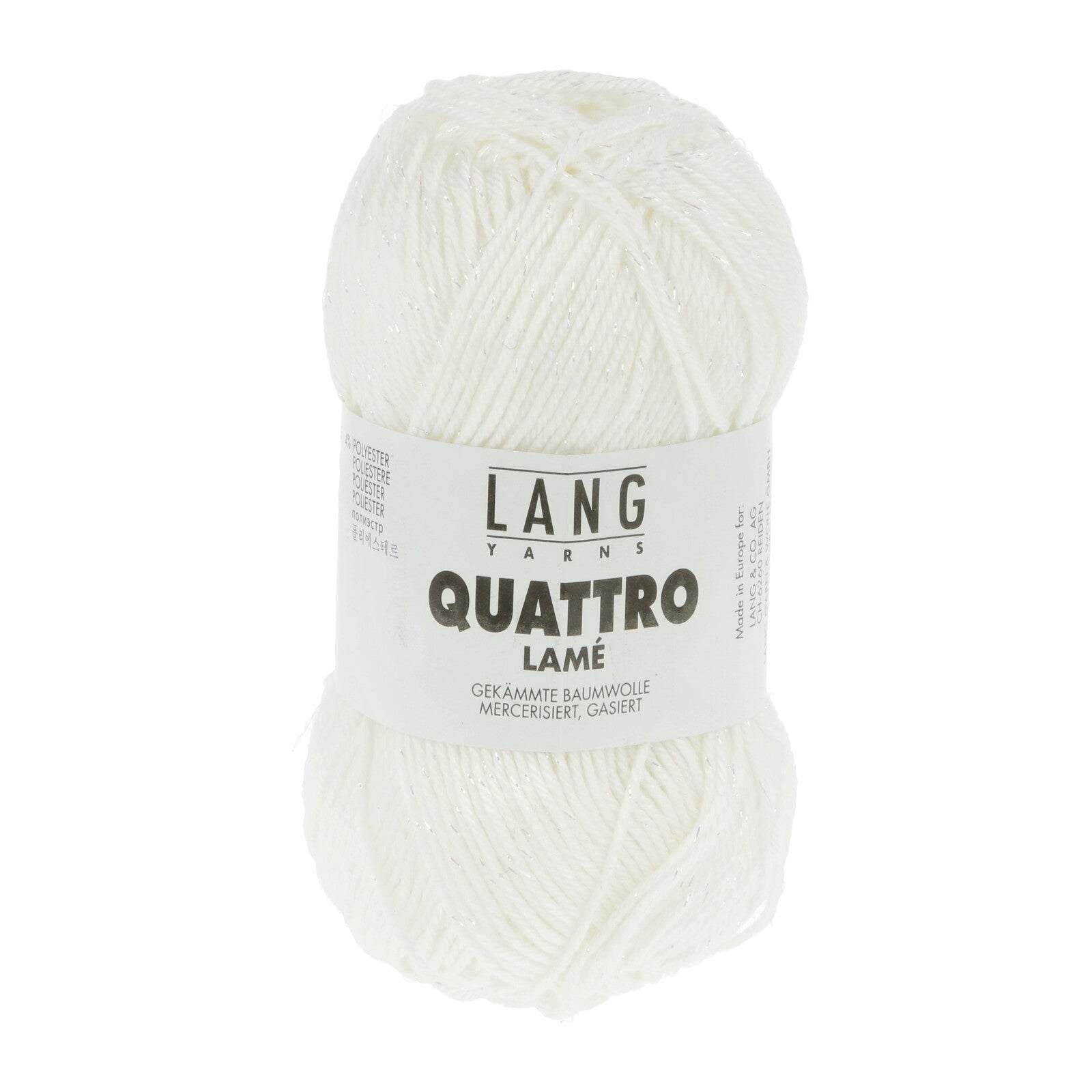 QUATTRO LAMÉ - WEISS