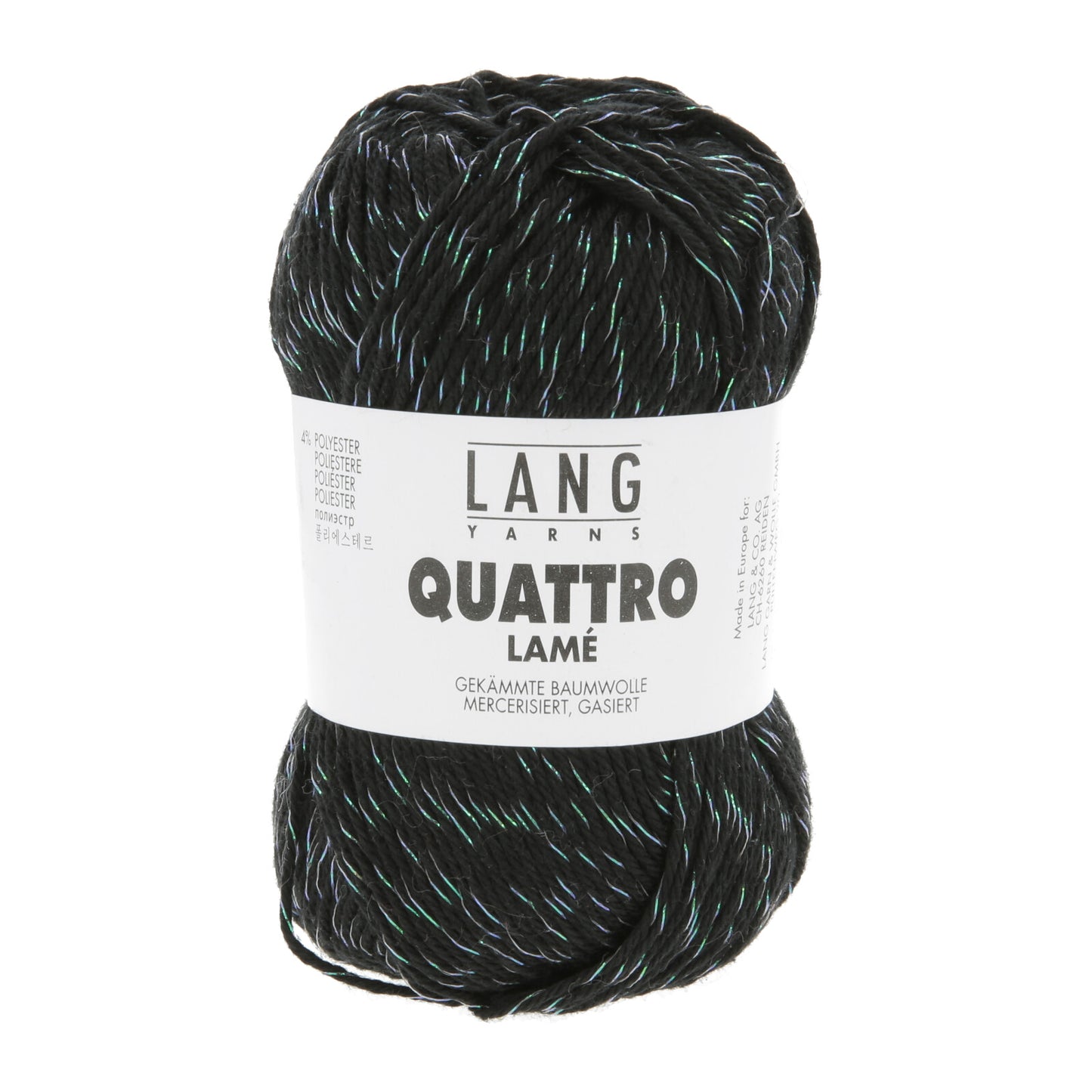 QUATTRO LAMÉ - SCHWARZ