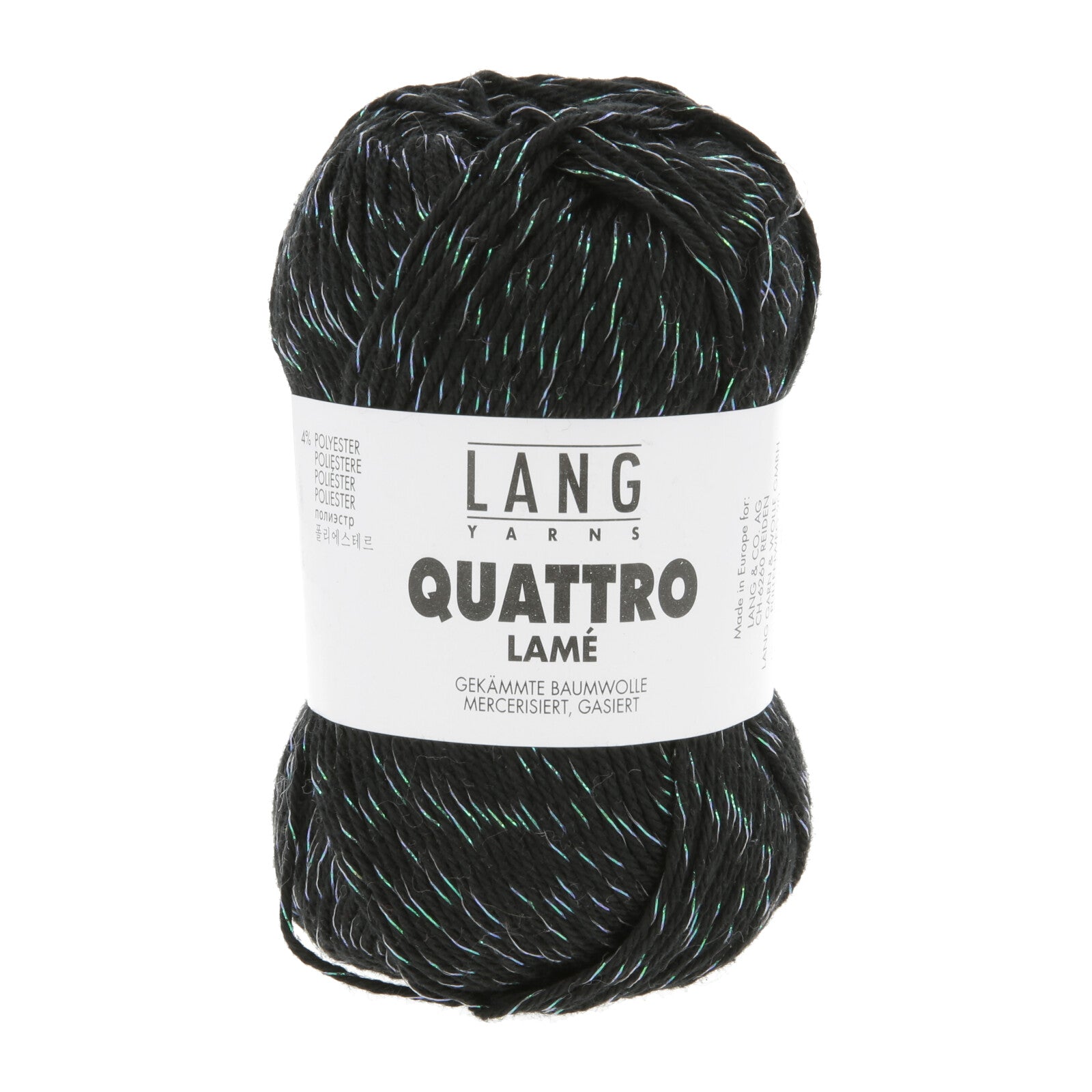 QUATTRO LAMÉ - SCHWARZ