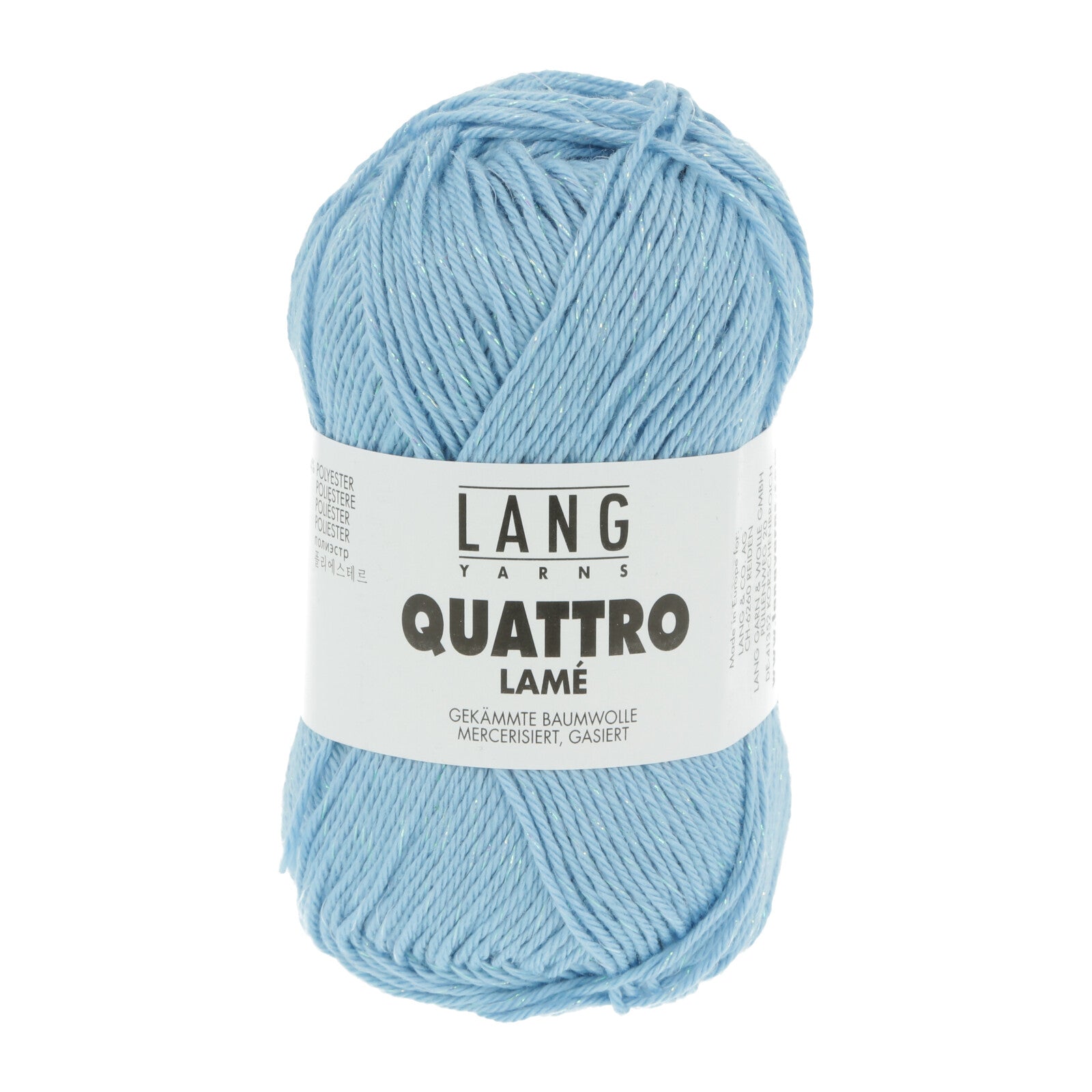 QUATTRO LAMÉ - HELLBLAU