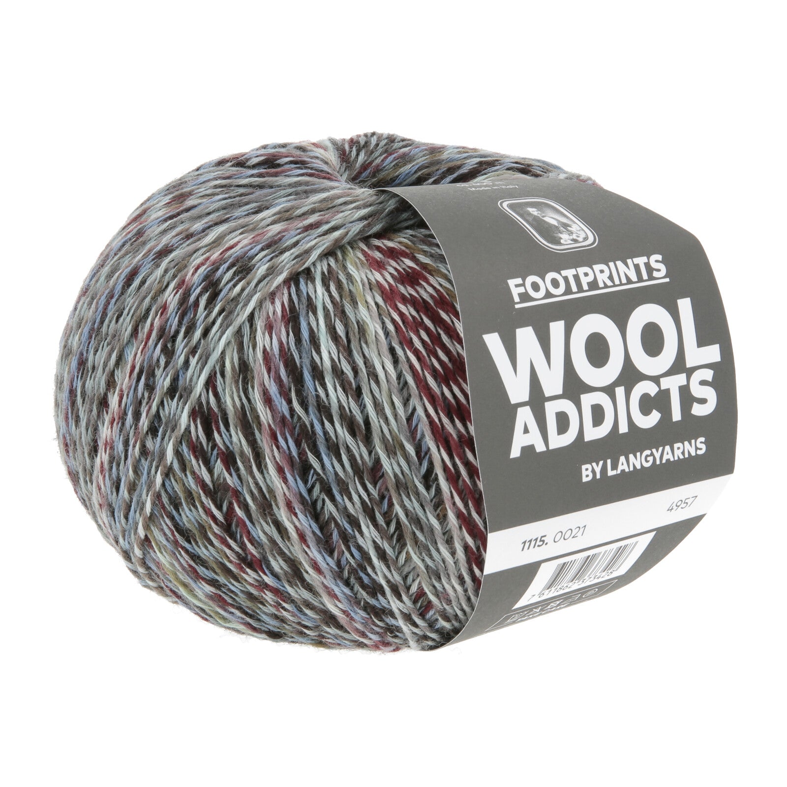 FOOTPRINTS - BORDEAUX/GREY/LAVENDER