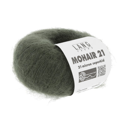 MOHAIR 21 - OLIVE DUNKEL