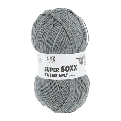 SUPER SOXX TWEED 6-FACH/PLY - MAUSGRAU