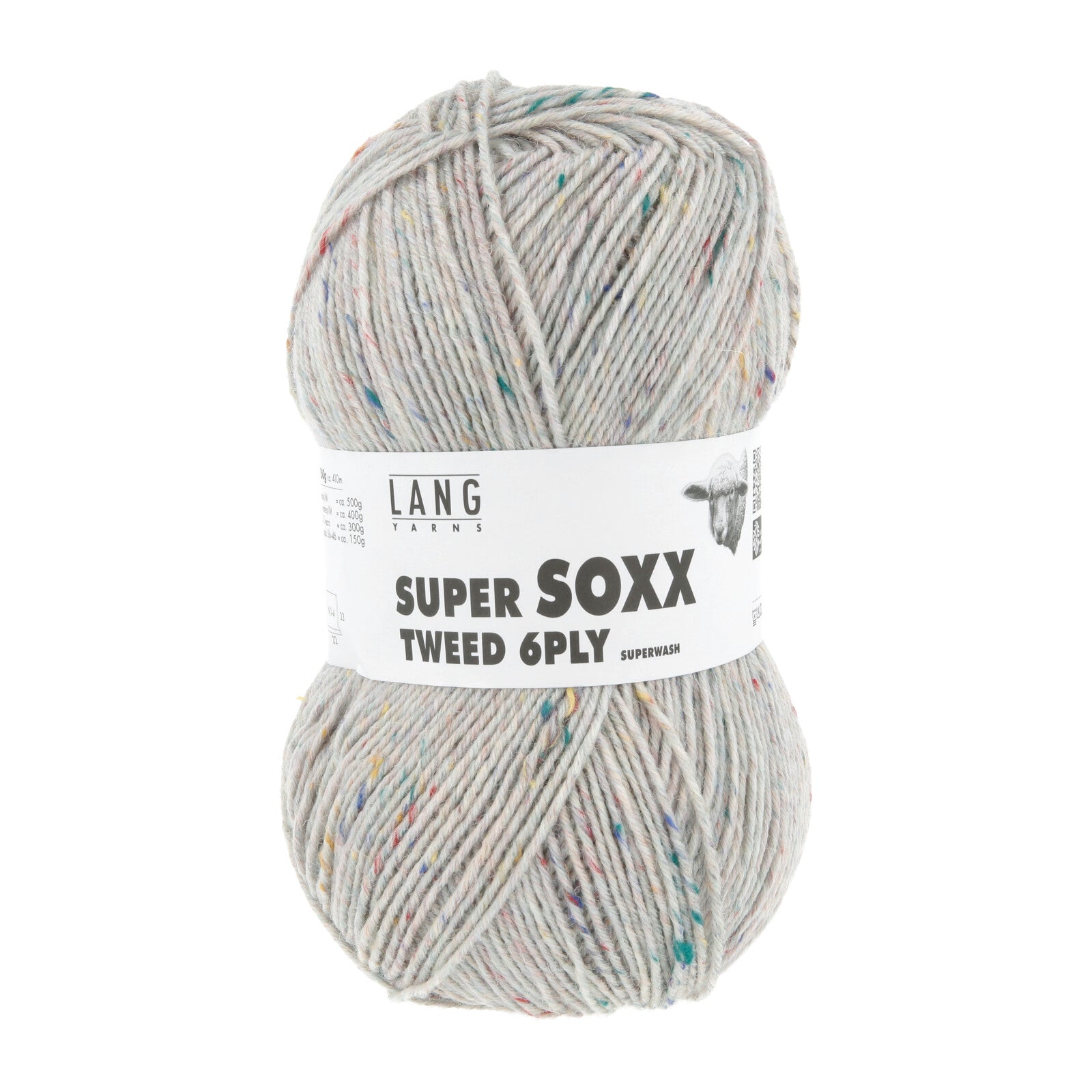 SUPER SOXX TWEED 6-FACH/PLY - GREIGE
