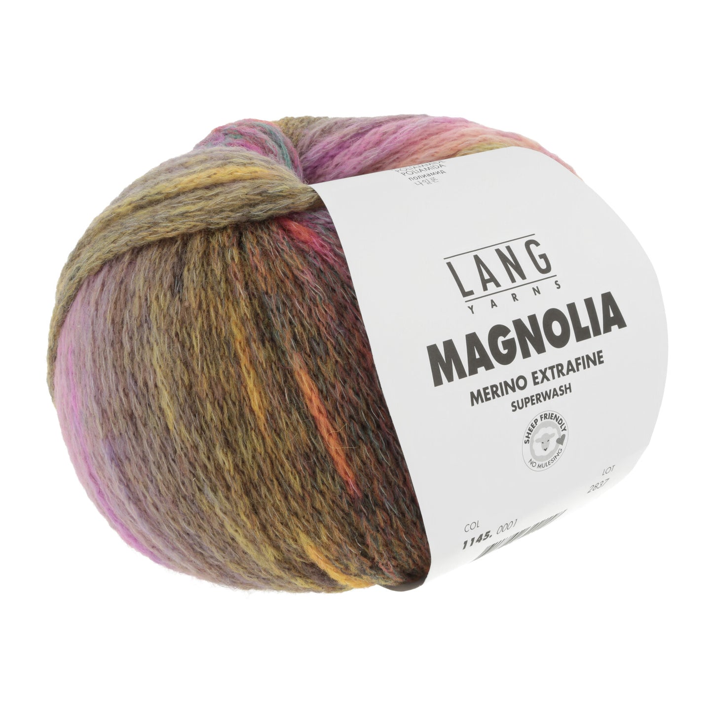 MAGNOLIA - OCKER/GRAU/FUCHSIA