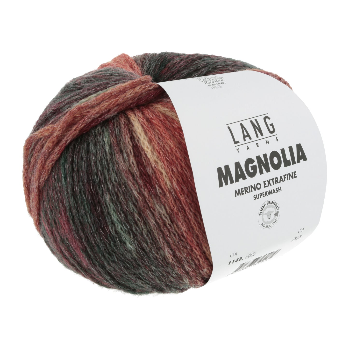 MAGNOLIA - ORANGE/ROT/GRAU