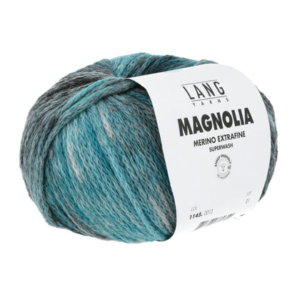 MAGNOLIA - PETROL/TÜRKIS/GRAU