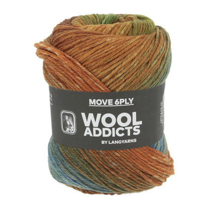 MOVE 6-FACH/6-PLY - ORANGE/OLIVE/BROWN/BLUE