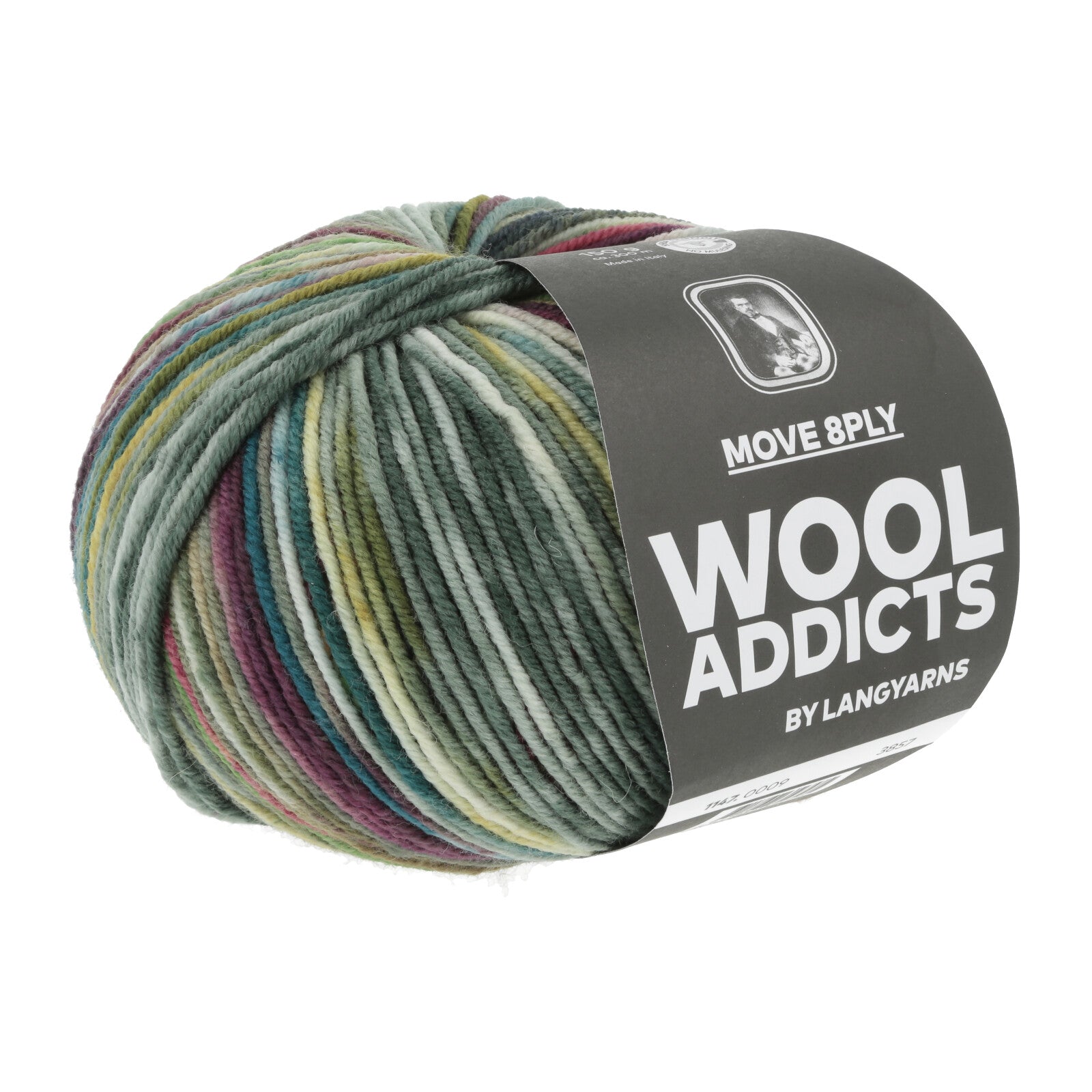 MOVE 8-FACH/8-PLY - SAGE/TURQUOISE/FUCHSIA