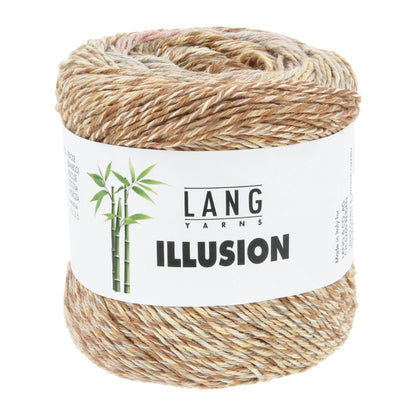 ILLUSION - BRAUN/WOLKE/GELB/ROSA