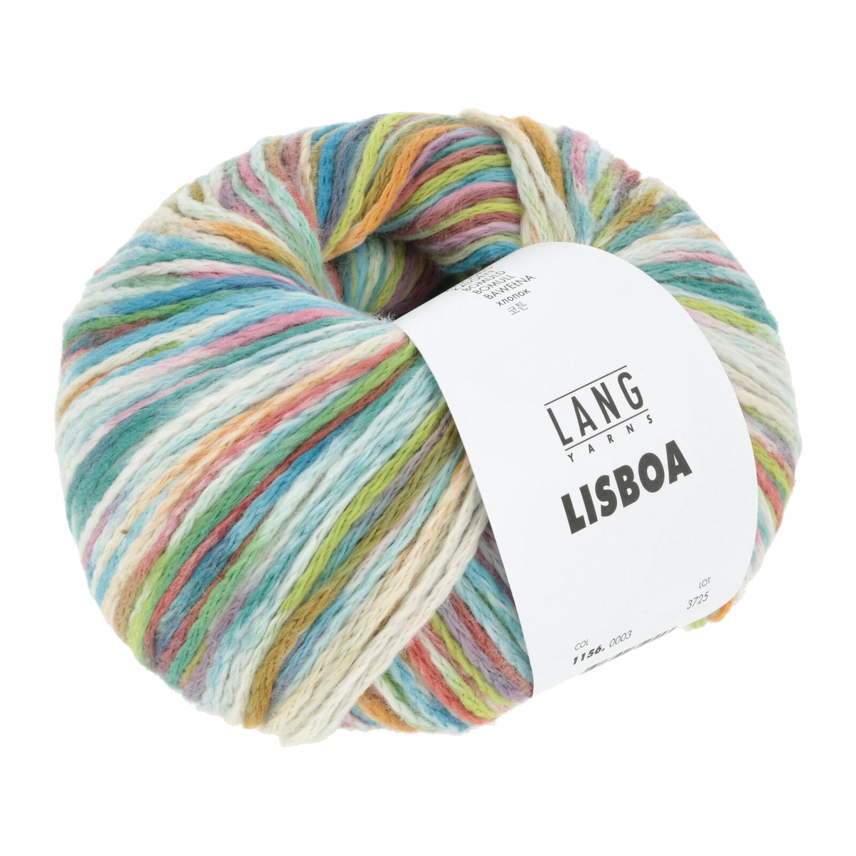 LISBOA - HELLGRÜN/ROSA/ORANGE/AQUA