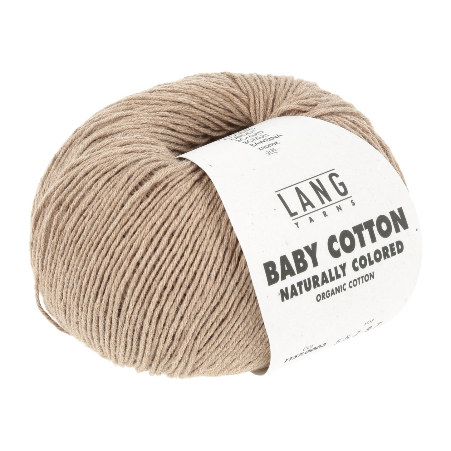 BABY COTTON NATURALLY COLORED - DARK BROWN