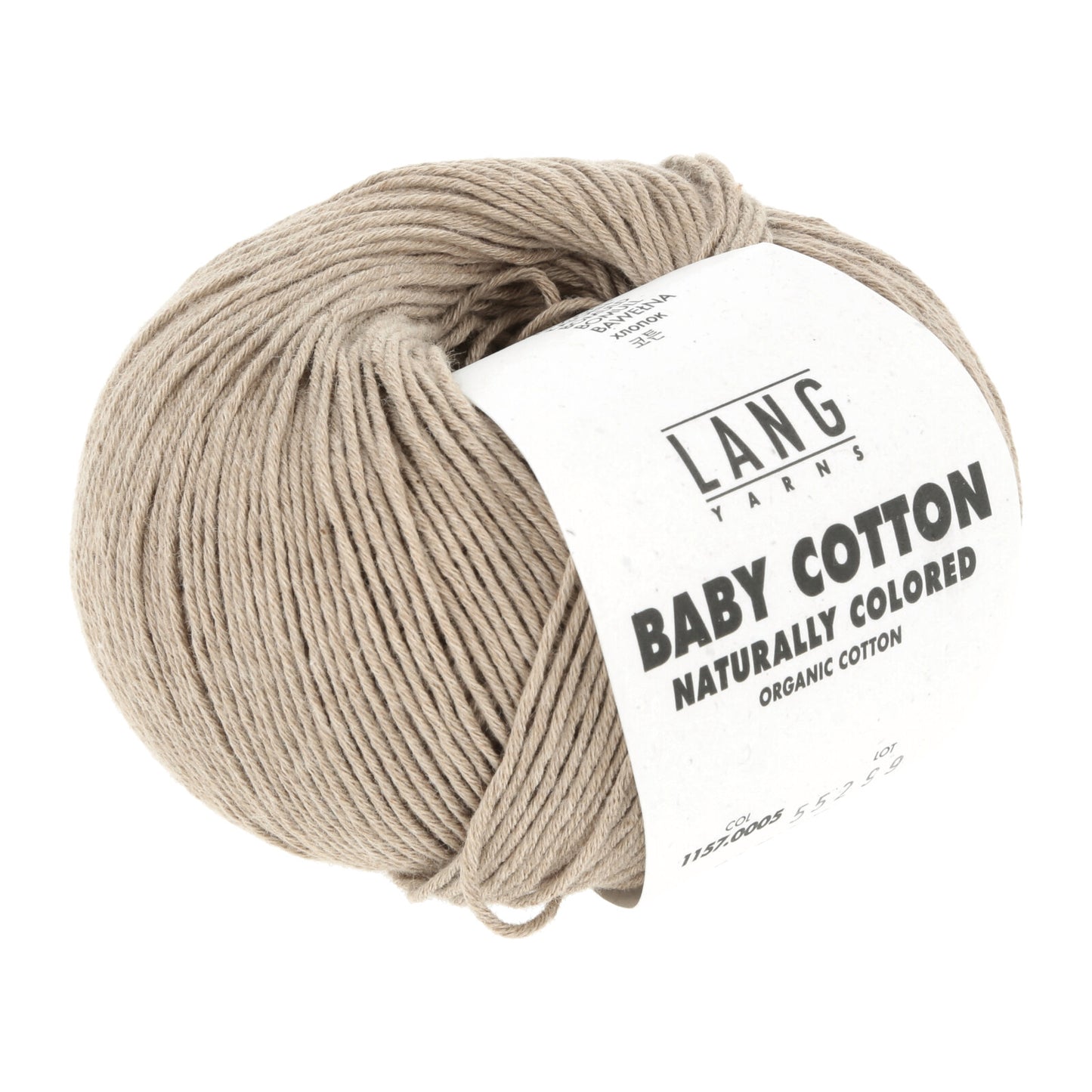 BABY COTTON NATURALLY COLORED - LIGHT GREEN