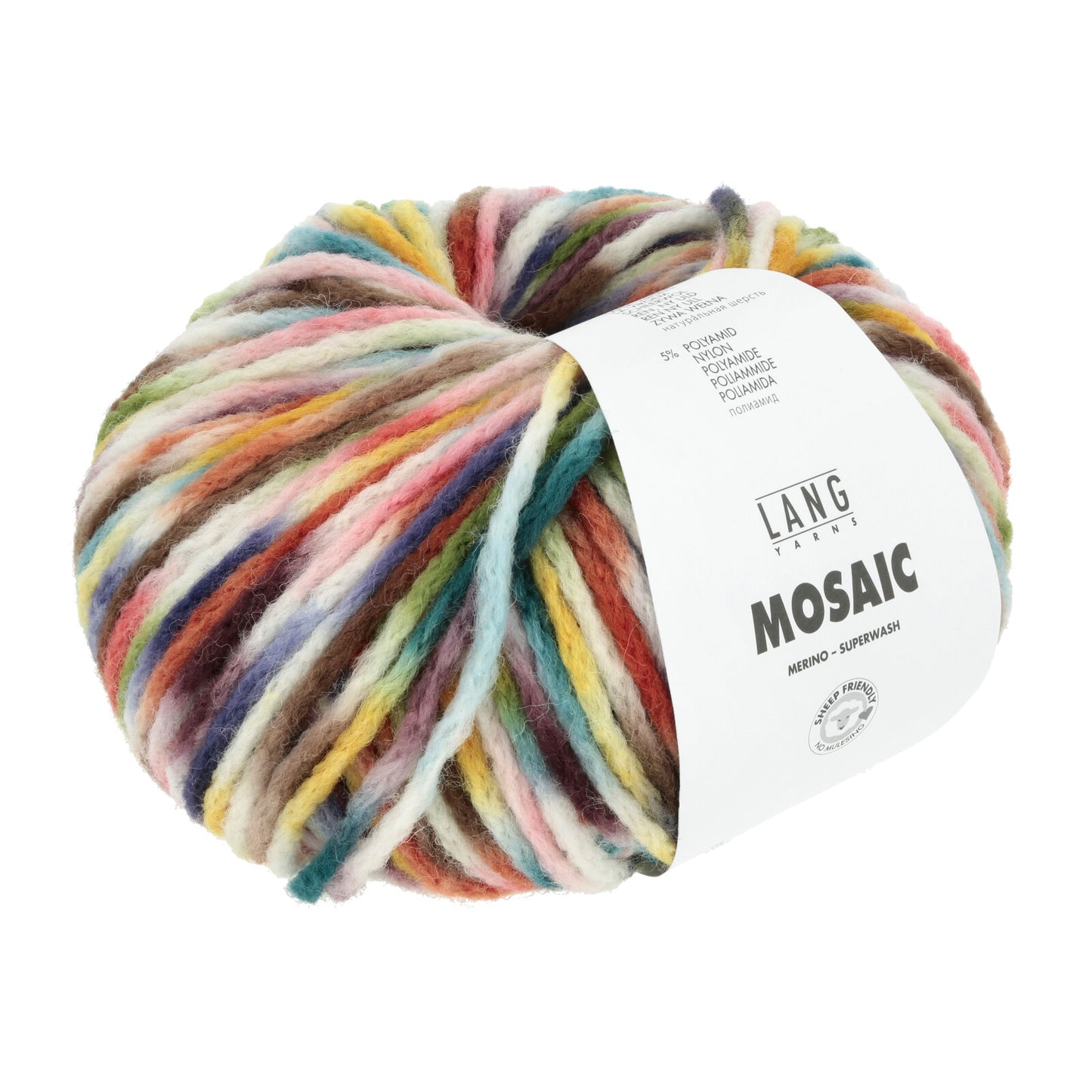 MOSAIC - PETROL/VIOLETT/ROSA/BRAUN