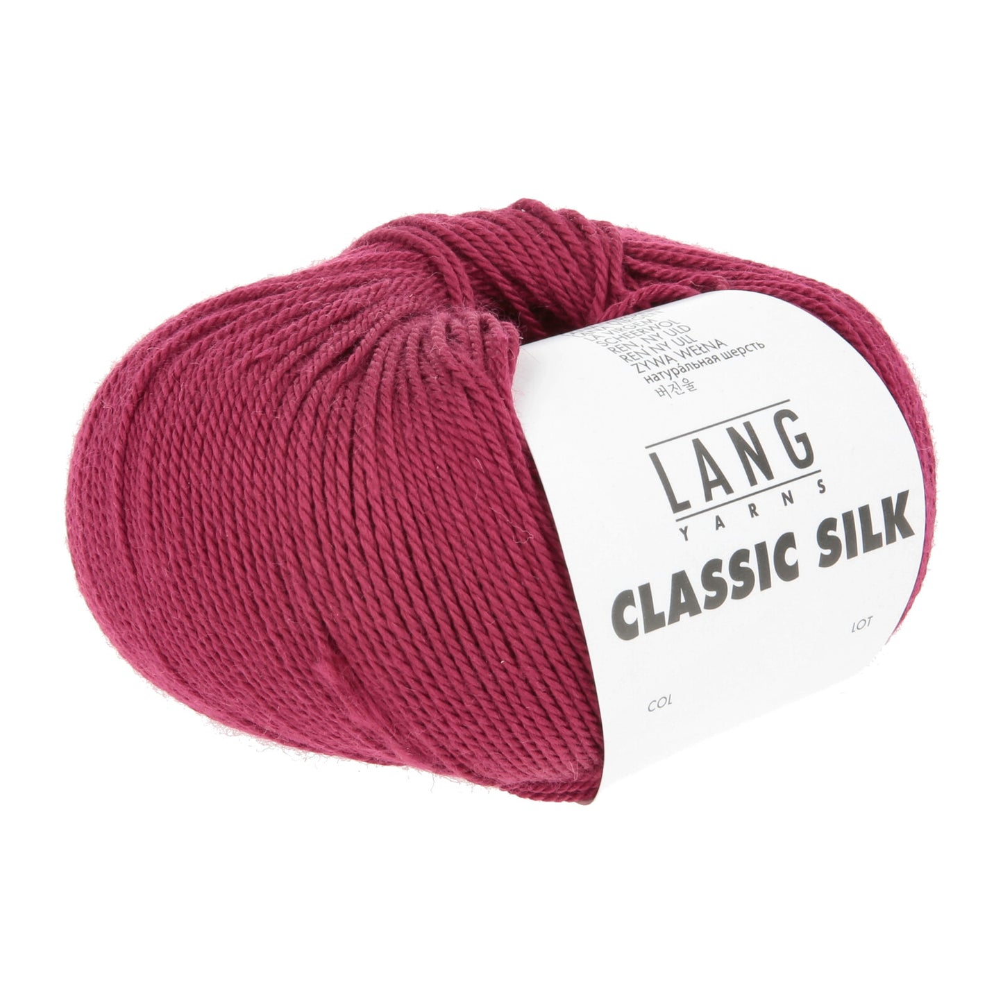 CLASSIC SILK - Weinrot