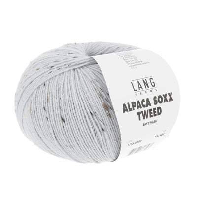 ALPACA SOXX TWEED - HELLGRAU