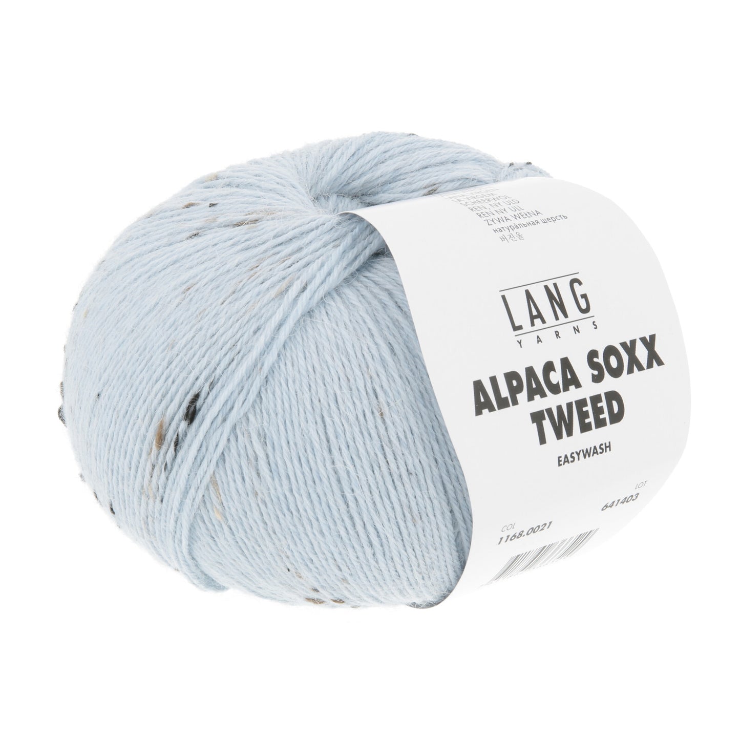 ALPACA SOXX TWEED - HELLBLAU