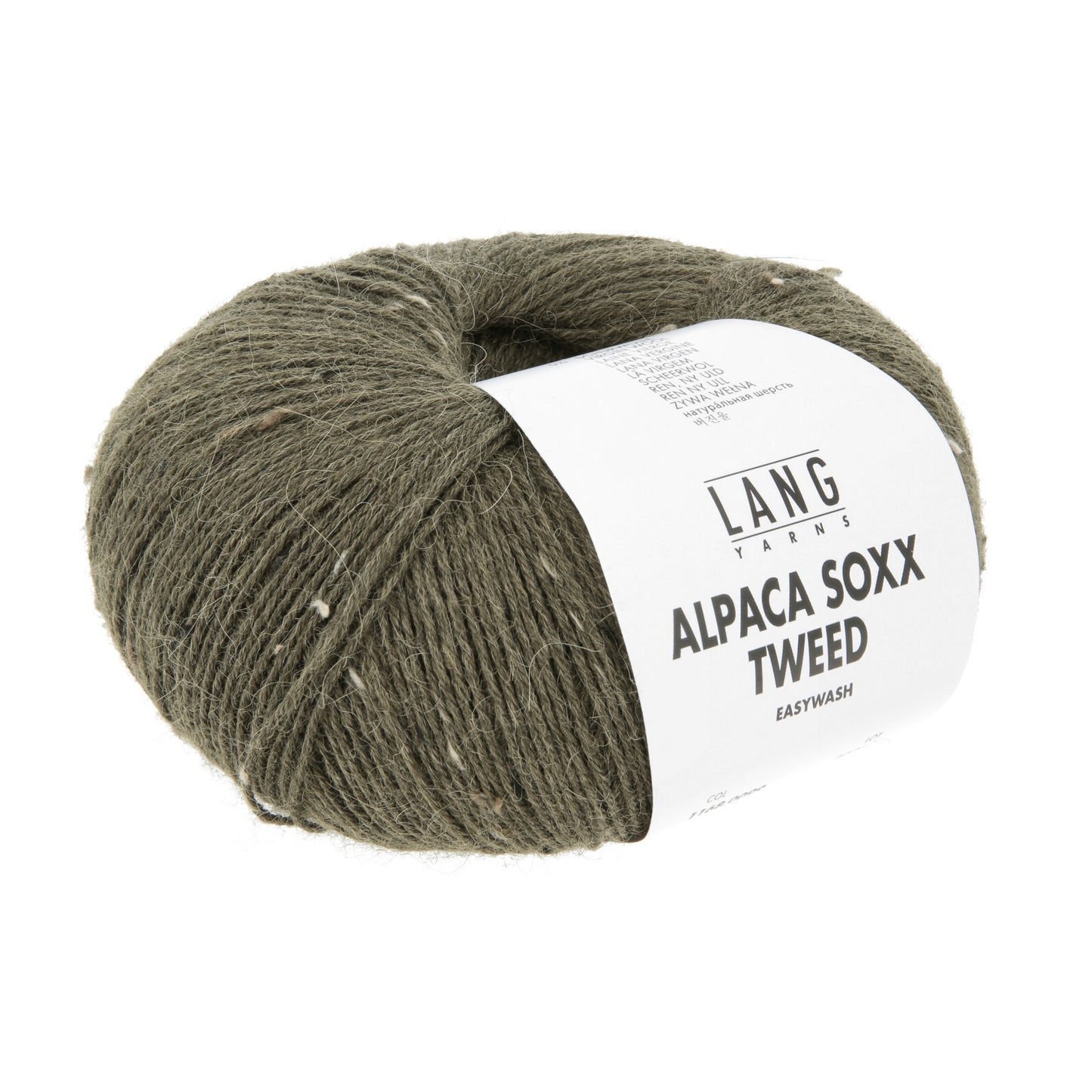 ALPACA SOXX TWEED - KROKODILGRÜN