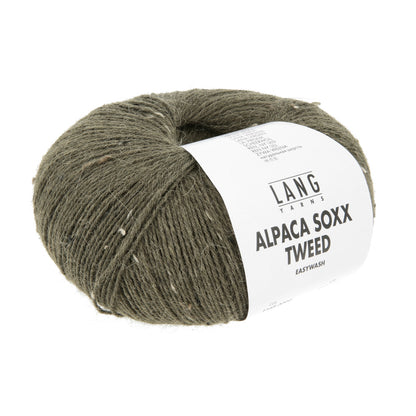 ALPACA SOXX TWEED - KROKODILGRÜN