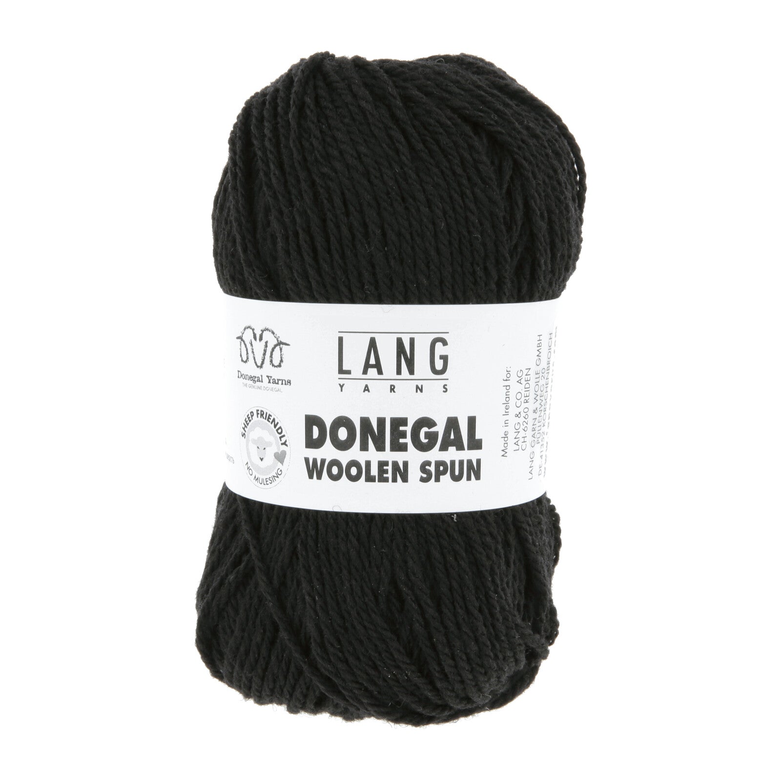 DONEGAL WOOLEN SPUN - SCHWARZ
